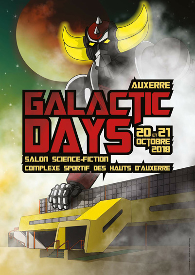 affiche auxerre galactic days 2018