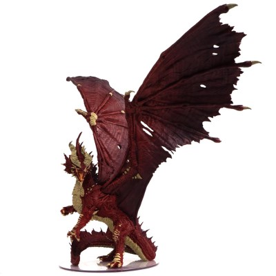 Figurine D&D Icons of the Realms: Balagos, ancient red Dragon / Dragon rouge Ancien
